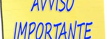 avviso importante